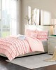 Olliix Waterfall Ruffle Comforter Set Blush