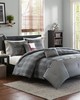 Olliix Daryl Comforter Set Grey