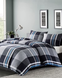 Nathan Comforter Mini Set Grey Twin by   