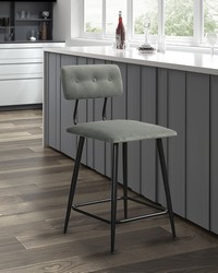 Henrick Counter Stool Grey Multi by   