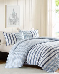 Sutton Duvet Cover Set Blue Twin by   