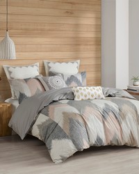 Alpine Cotton Duvet Cover Mini Set Blush Full Queen by   