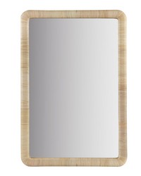 Nova Natural Rattan Rectangle Wall Mirror Natural by   