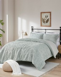 Norfolk Ultra Plush Comforter Mini Set Grey King by   