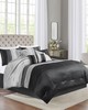 Olliix Amherst 7 Piece Comforter Set Black