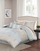 Olliix Bennett 7 Piece Comforter Set Aqua