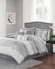 Olliix Bennett 7 Piece Comforter Set Grey