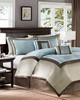 Olliix Genevieve 7 Piece Comforter Set Blue