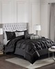 Olliix Laurel 7 Piece Tufted Comforter Set Black