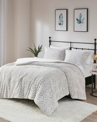 Adelyn Ultra Plush Down Alternative Comforter Set Ivory Full Queen by   