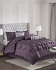 Olliix Laurel 7 Piece Tufted Comforter Set Plum