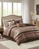 Olliix Princeton 7 Piece Comforter Set Red