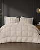 Olliix Stay Puffed Overfilled Down Alternative Comforter Tan