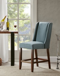 Brody Wing Counter Stool Blue by   