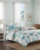 Olliix Pebble Beach 6 Piece Cotton Sateen Duvet Cover Set Aqua