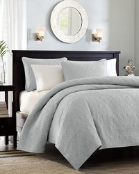 Quebec Reversible Quilt Set Grey King by   