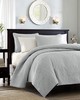 Olliix Quebec Reversible Quilt Set Grey