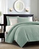 Olliix Quebec Reversible Quilt Set Seafoam