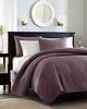 Olliix Quebec Reversible Quilt Set Purple