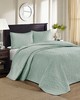 Olliix Quebec Reversible Bedspread Set Seafoam