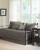 Olliix Quebec 6 Piece Reversible Daybed Cover Set Dark Grey