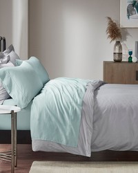 1500 Thread Count Cotton Blend 4 PC Sheet Set Seafoam Queen by   