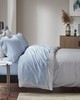 Olliix 1500 Thread Count Cotton Blend 4 PC Sheet Set Blue