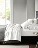 Olliix 800 Thread Count Cotton Blend Sateen Sheet Set White