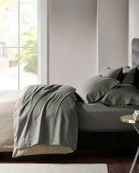 800 Thread Count Cotton Blend Sateen Sheet Set Charcoal King by   