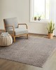 Olliix Camdyn Super Soft Polyester Shag Area Rug Grey