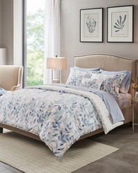 Sofia Reversible 6 Piece Comforter Set with Bed Sheets Blue Twin by   