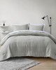 Olliix Nimbus 7 Piece Comforter Set with Bed Sheets Grey