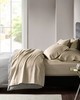 Olliix 800 Thread Count Cotton Blend Sateen Sheet Set Khaki