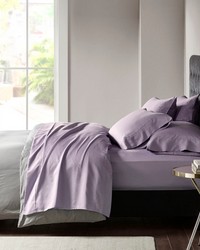 800 Thread Count Cotton Blend Sateen Sheet Set Purple King by   