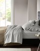 Olliix 800 Thread Count Cotton Blend Sateen Sheet Set Grey