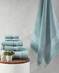 Splendor 1000gsm 100 Cotton 6 Piece Towel Set Blue by   