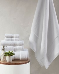 Splendor 1000gsm 100 Cotton 6 Piece Towel Set White by   