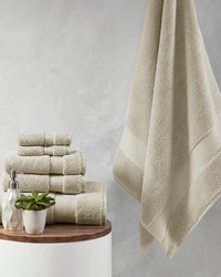 Splendor 1000gsm 100 Cotton 6 Piece Towel Set Natural by   