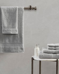 Luce 100 Egyptian Cotton 6 Piece Towel Set Grey by   