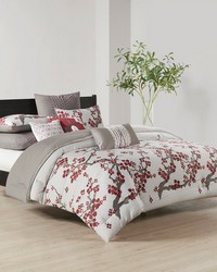 Cherry Blossom Comforter Mini Set Multi King by   