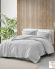 Olliix Laurie Plush to Sherpa Comforter Set Grey