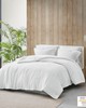 Olliix Laurie Plush to Sherpa Comforter Set Ivory