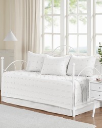 Brooklyn Cotton Jacquard Daybed Set Ivory by   