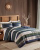 Olliix Spruce Hill Oversized Cotton Quilt Mini Set Green