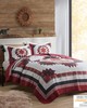 Olliix Compass Cotton Quilt Mini Set Red