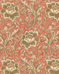 Dynasty 105 Coral by  Abbeyshea Fabrics 