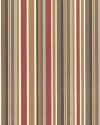 Sunbrella Furniture Stripes Brannon 5612 Redwood by  Abbeyshea Fabrics 