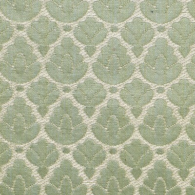 Scalamandre Rondo Fr Jade  Ivory COLONY FABRIC 2019 CL 001026714A Green Upholstery TREVIRA  Blend