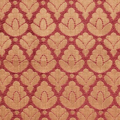 Scalamandre Rondo Fr Sienna  Maroon COLONY FABRIC 2019 CL 001426714A Orange Upholstery TREVIRA  Blend