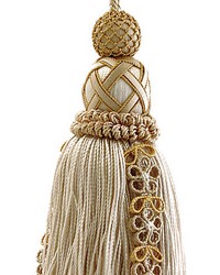 Siecle Key Tassel Gilded Alabaster by  Scalamandre Trim 